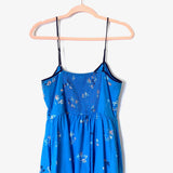 Lauren Conrad Blue Palm Tree Dress- Size 12