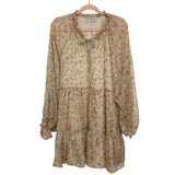 Dress Forum Floral Long Sleeve Dress- Size M