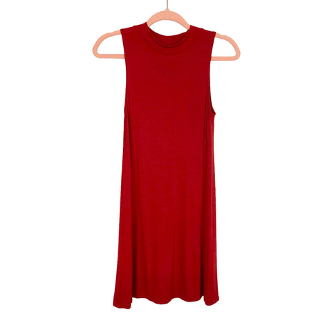 American Eagle Brick Red Soft & Sexy Swing Dress- Size XXS
