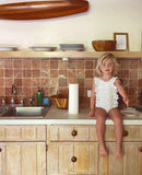 Minnow Lemon Print Ruffle One Piece- Size 2T (see notes, sold out online)