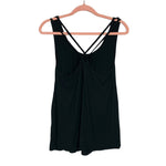 Bamboobies Black Strappy Back Maternity Tank- Size S