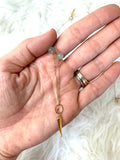 No Brand Precious Stone and Gold Necklace