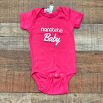 Rabbit Skins "nanobebe Baby" Pink Onesie- Size NB