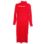 Eloquii Red Cutout Detail Turtleneck Sweater Dress- Size 14/16 (sold out online)