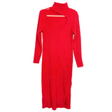 Eloquii Red Cutout Detail Turtleneck Sweater Dress- Size 14/16 (sold out online)