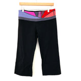 Lululemon Black Wide Leg Crop Pant- Size 8 (Inseam 19”)