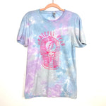 Jerzees Blue/Purple/Grey Tie Dye Grateful Dead T-Shirt- Size S