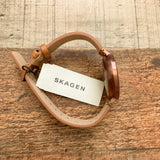 Skagen Aaren Naturals Green Brown Watch NWT (needs battery)