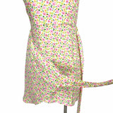 Forever 21 Cream Floral Print One Shoulder Wrap Dress NWT- Size S