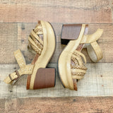 Pierre Dumas Block Heel Sandals- Size 7