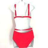 MINKPINK Red One Piece Swimsuit- Size S