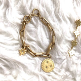 Madewell Starshine Charm Bracelet and Drop Earring Set