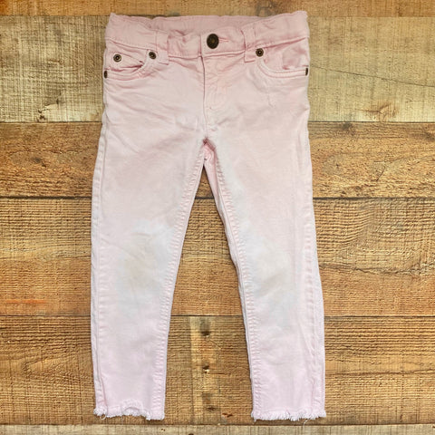 Carter's Pink Frayed Hem Pants- Size 4T