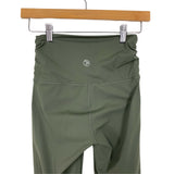 Savvi Olive Leggings- Size XS (Inseam 22”)
