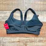 Spanx Black Floral Padded Sports Bra NWT- Size L (we have matching leggings)