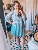 American Eagle Animal Print Sweater Dress NWT- Size M