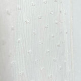 Carly Jean Cream Swiss Dot Short Sleeve Cardigan- Size S