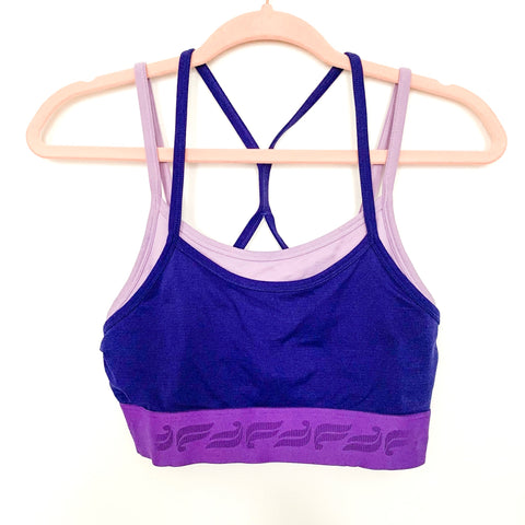 Fabletics Purple Seamless Sports Bra- Size L (sold out online)