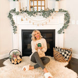 Halluci White Fur Slippers- Size 40/41