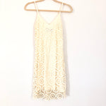 Jack Ivory Crochet Bodycon Dress- Size 4