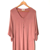 Dwell + Slumber Mauve Lounger Swing Dress - Size M/L