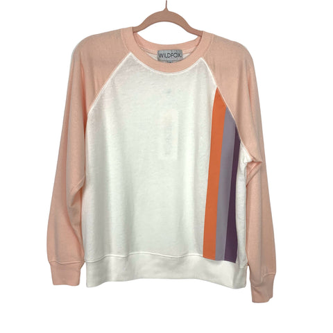 Wildfox Knit Grapefruit Stripe Pullover Sweatshirt NWT- Size S (we have matching joggers)