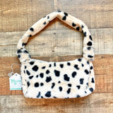 Show Me Your Mumu Beige/Black Animal Print Faux Fur Handbag NWT (sold out online, we have matching hat)
