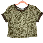 Crescent Animal Print Jogger Set- Size S (sold as set)
