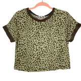 Crescent Animal Print Jogger Set- Size S (sold as set)