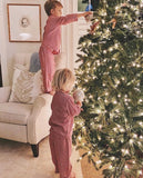Petite Plume Red and White Gingham Two Piece Pajama Set- Size 2