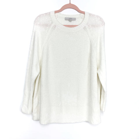 Loft Cream Sweater- Size M
