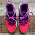 Brooks Launch 4 Hot Pink and Purple Sneakers- Size 8 (GOOD CONDITION)