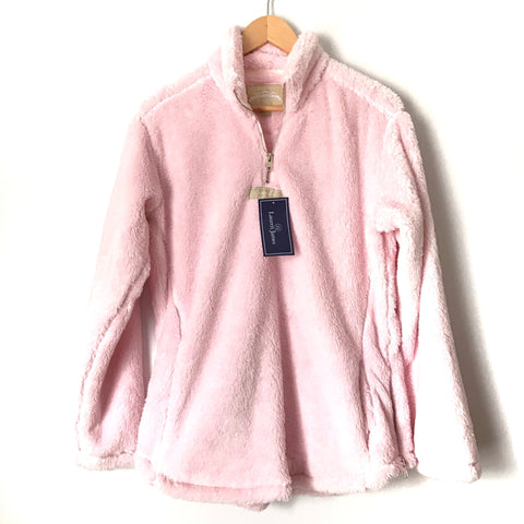 Lauren James Pink Half Zip Pullover NWT- Size S