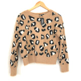Express Leopard Fur Sweater NWT- Size XS