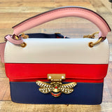 La'Festin Navy Bee Buckle Handbag (LIKE NEW)