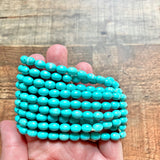 No Brand Turquoise Nine Strand with Orange and Pink Beads Bracelet