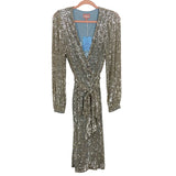 Show Me Your Mumu x Disney Princess Silver Sequins Wrap Dress NWT- Size M (sold out online)