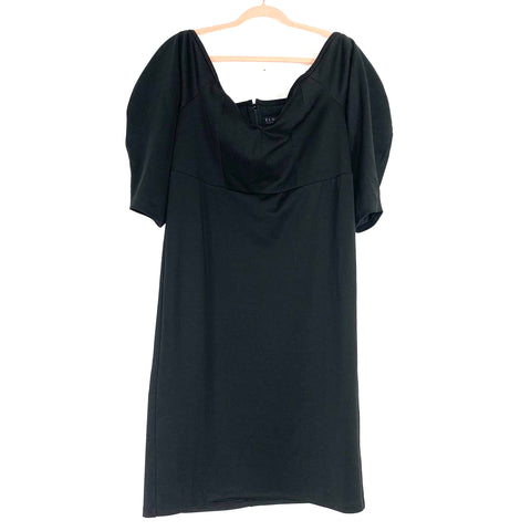 Eloquii Black Sweetheart Neckline Dress- Size 14