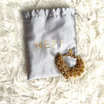 Nest Gold Chain Multi Strand Bracelet