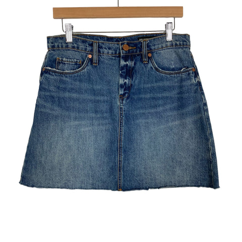 BLANKYC Denim Raw Hem Skirt- Size 28