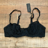 TellTale Blackout Black Lace Unlined Balconette NWT- Size 34B