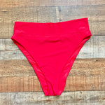 Aerie Red High Cut Cheeky Bikini Bottoms- Size XL (sold out online)