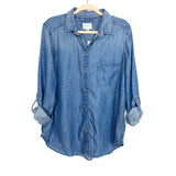 American Eagle Chambray Boyfriend Fit Button Down NWT- Size XL