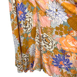 Petal & Pup Floral Crochet Trim on Bust/Tie Back Dress with Side Slit NWT- Size 4