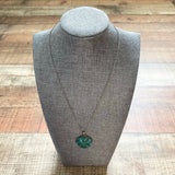 No Brand Turquoise Marble Native American Pendant Necklace