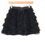 LaRok Luxe Black Ruffle Skirt- Size XS (see notes)