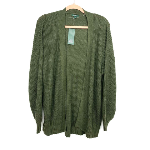 Wild Fable Olive Knit Cardigan NWT- Size L