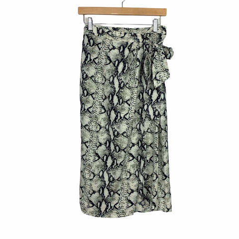 Ee:some Snakeskin Print Wrap Skirt NWT- Size S