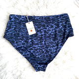 Artesands Blue Animal Print Bikini Bottoms NWT- Size 16 (BOTTOMS ONLY)