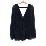 DO+BE Black Metallic Romper NWT- Size S